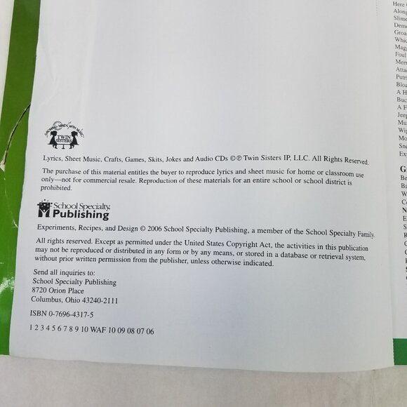 Gross and Annoying Songs :Grades 2-4 by Ken Carder (2006, Trade Paperback) 3 CDs - Picture 5 of 8